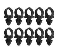 Briny River Lot de 10 clips de fixation pour harnais de câblage de tuyau d'huile 70345-84 compatible avec H-arley Davidson moto et voiture, noir