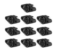 Briny River Lot de 10 connecteurs jack DIN 6 broches MDC/S Mini PS2 pour contrôleur de carte mère Détecteur de capteur 12 x 8 mm