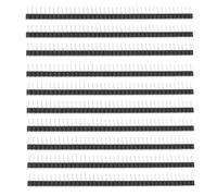 Briny River Lot de 10 connecteurs ronds pour panneau PCB de 2,54 mm 40 broches à une rangée pour carte PCB à souder interface de module IC