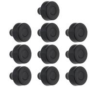 Briny River Lot de 10 coussinets en caoutchouc pour pare-chocs de voiture - 5/16" x 1/2" x 3/16 - Pour voitures, fenêtres, camions, capots, panneaux de carrosserie