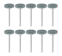 Briny River Lot de 10 Meules en Carbure de Silicium de 20 Mm Tige de 1/8 Po Compatible avec Dre-Mel