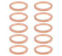 Briny River Lot de 10 rondelles en cuivre pour voiture 12 x 15,5 x 1,5 mm N0138128 N0138122 compatible avec Audi compatible avec BMW