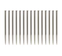 Briny River Lot de 15 Pointes de Fléchettes de Rechange en Acier de 36 Mm pour Pointes de Fléchettes Glide Argentées