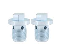 Briny River Lot de 2 Boulons de Vidange en Acier pour Carter Huile Moteur M18 X 1,5 (55196505 55588255 652950) Compatible avec Alfa Romeo Et Fiat