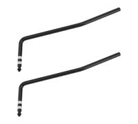 Briny River Lot de 2 bras de trémolo de guitare de 6 mm compatibles avec Ibanez Edge Lo-Pro, compatibles avec Edge Pro, noir