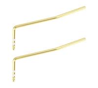 Briny River Lot de 2 bras de trémolo de guitare de 6 mm compatibles avec Ibanez Edge Lo-Pro, compatible avec Edge Pro Doré