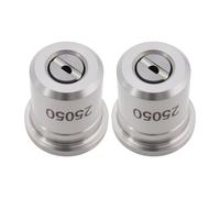Briny River Lot de 2 buses à angle 050 ° de 25 ° - Pistolet pulvérisateur haute pression - Buse en acier inoxydable - Pression maximale de 350 bar - Compatible avec Karcher