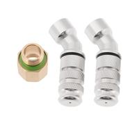 Briny River Lot de 2 buses de pulvérisation 45° M14 x 1,5 avec adaptateur de filetage M14 à M18 pour pulvérisateur à dos, pompe à eau de ferme, verger