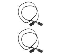 Briny River Lot de 2 câbles de connexion RVB à 3 broches pour ventilateur LED 40 cm Compatible avec Corsair iCUE