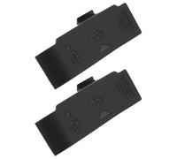 Briny River Lot de 2 Capuchons de Protection en Caoutchouc pour Microphone d'appareil Photo Compatible avec Canon EOS 450D