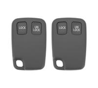 Briny River Lot de 2 coques de clé de voiture à 2 boutons compatibles avec Volvo S40 V40 S70 C70 V70