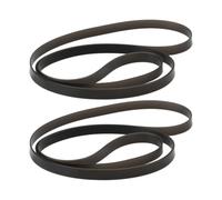 Briny River Lot de 2 courroies d'entraînement pour tourne-disque de 150 mm de diamètre 471 x 4 x 0,6 mm pour lecteurs vinyles