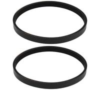 Briny River Lot de 2 courroies en caoutchouc Poly-V 4PJ310 310 mm pour tondeuse à gazon tronçonneuse Noir