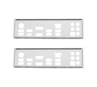Briny River Lot de 2 Déflecteurs d'E/S pour Boîtier D'ordinateur Compatible avec ASUS Prime Z390-A Argent