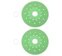 Briny River Lot de 2 disques de meulage pour dalles de roche 100 x 20 x 1 mm Vert