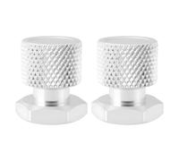 Briny River Lot de 2 écrous de montage pour vis de siège 1/4"-20 compatibles avec Harleys Davidson