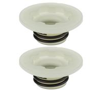 Briny River Lot de 2 engrenages à vis sans fin pour pompe à huile 0,8 cm x 7 503892202 compatible avec les pièces de tronçonneuse Husqvarna 350 350e
