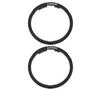Briny River Lot de 2 entretoises noires de 2 mm compatibles avec cassette à 10 vitesses compatibles avec les vélos Freehub à 11 vitesses