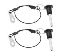 Briny River Lot de 2 goupilles à dégagement rapide en acier inoxydable 6 x 20 mm avec poignée pour auvent de bateau