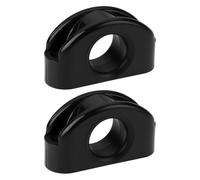 Briny River Lot de 2 Guides-câbles Bullseye 55 X 30 Mm pour Yachts Voiliers Et Bateaux de Pêche Diamètre de Corde Maximal : 17 Mm