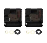 Briny River Lot de 2 mouvements d'horloge à quartz de rechange 6168 5,60 x 5,60 x 1,60 cm pour créer ou réparer des horloges murales