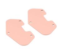 Briny River Lot de 2 Plaques de Base pour Micro de Guitare électrique Compatible avec Telecaster 72 X 38 X 42,5 Mm