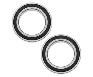 Briny River Lot de 2 Roulements à Billes à Gorge Profonde MR24377-2RS pour Vélo de 24 X 37 X 7 Mm - Double étanchéité - en Acier Chromé - Convient pour Les Supports Inférieurs de Vélo Hope