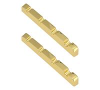 Briny River Lot de 2 Sillets Fendus en Laiton pour Basse électrique 4 Cordes 42 X 3 Mm