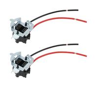 Briny River Lot de 2 Supports de Base d'ampoule Halogène H7 pour Voiture Adaptateur de Prise Faisceau de Câbles Adapté Aux Ampoules LED HID Halogènes H7 (Longueur de Ligne 18 Cm)