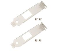 Briny River Lot de 2 supports PCI demi-hauteur pour boîtier d'ordinateur - 8 cm - Compatible avec Intel X540-T1 X550-T1 X520-T1