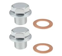 Briny River Lot de 2 Vis de Vidange Magnétiques pour Moto M14 X 1,5 Mm Compatible avec Simson M500-M700 en Acier Modèles