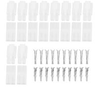Briny River Lot de 20 connecteurs mâle/femelle avec terminal compatible avec voitures télécommandées Tamiyas Bateaux Avions