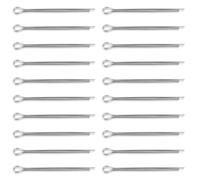 Briny River Lot de 20 Goupilles Fendues pour écrous d'hélice Marine 4 X 50 Mm en Acier Inoxydable 304 Compatible avec Yamaha F150 F200 Et F300