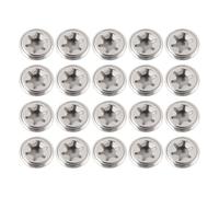 Briny River Lot de 20 rondelles M6 Star Lock avec couvercle en nickel 5,3 x 16,3 x 6,9 mm pour voiture électrique télécommandée