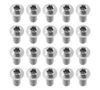 Briny River Lot de 20 vis T6 2-56 en acier inoxydable Kn-ife compatibles avec Spyderco C81 C223 C11 5,7 x 4 x 4,5 mm