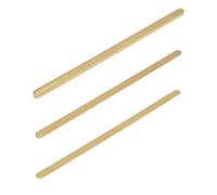 Briny River Lot de 3 cales de réglage de la hauteur en laiton pour guitare 72 x 2,8 mm, 3 épaisseurs de 0,5/1,0/2,0 mm pour sillet de guitare 74-76