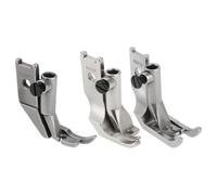 Briny River Lot de 3 pieds biche pas à pas pour machine à coudre compatibles avec Pfaff 335 145 245 545 1245 OE KP-19029 Pied presseur double orteil gauche et bout droit