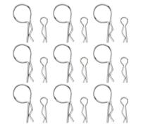 Briny River Lot de 30 Clips de Carrosserie pour Voiture RC 50197 Compatible avec Ta-Miya Les Coques