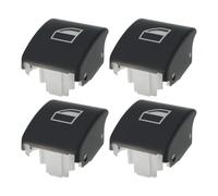 Briny River Lot de 4 boutons de lève-vitre de voiture 61318381514 - Compatible avec BMW X5 E53 - Compatible avec BMW Série 3 E46 E90