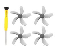 Briny River Lot de 4 Hélices à 5 Pales pour Drone avec Tournevis Compatible avec DJI Neo Gris