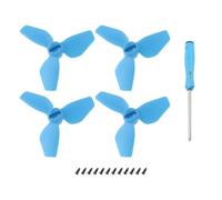 Briny River Lot de 4 hélices de rechange bleues à dégagement rapide avec clé à vis compatibles avec drone DJI Neo