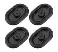 Briny River Lot de 4 œillets de Fermeture pour Plancher de Carrosserie N91055001 Compatible avec Les Modèles VW en Caoutchouc 25 × 45 Mm