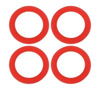 Briny River Lot de 4 Joints d'étanchéité Caoutchouc Valve Chasse d'eau Toilette Compatible avec Mansfield 210 Et 211 ID 55,5mm OD 80mm épaisseur 2mm Joint Torique Valve Chasse d'eau Toilette Rouge
