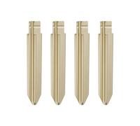 Briny River Lot de 4 lames de clé non coupées SX-9 pour clés de voiture compatibles avec Citroën