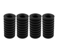 Briny River Lot de 4 Manchons en Caoutchouc pour Levier de Vitesse de Moto 40 X 20 X 8 Mm 543952 Noir