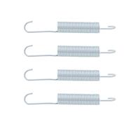 Briny River Lot de 4 ressorts inclinables en acier galvanisé à double crochet pour fauteuils inclinables et canapés 115 x 14 x 1,9 mm