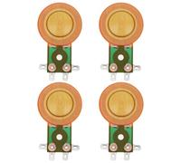 Briny River Lot de 4 Tweeters à Membrane de 25,5 Mm (1 Pouce) Et 8 Ohms Compatibles avec Les Haut-parleurs à Compression PRV RPDT175ph DT175Ph-S