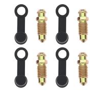 Briny River Lot de 4 vis d'échappement M8 x 1,25 compatibles avec Yamaha YZF R1 1996-2004