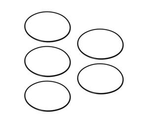 Briny River Lot de 5 joints en caoutchouc pour filtre à cartouche d'aquarium OE A20063 A20064 compatible avec Fluval 304 305 306 307 404 405 406 407 - Diamètre extérieur : 185 mm - Noir