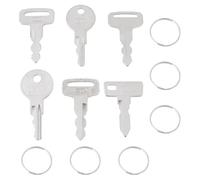Briny River Lot de 6 clés pour voiturette de golf compatibles avec EZGO compatible avec Yamaha PTV 10+ 7063-G1, JU6-H2511-10, ELI80-0287
